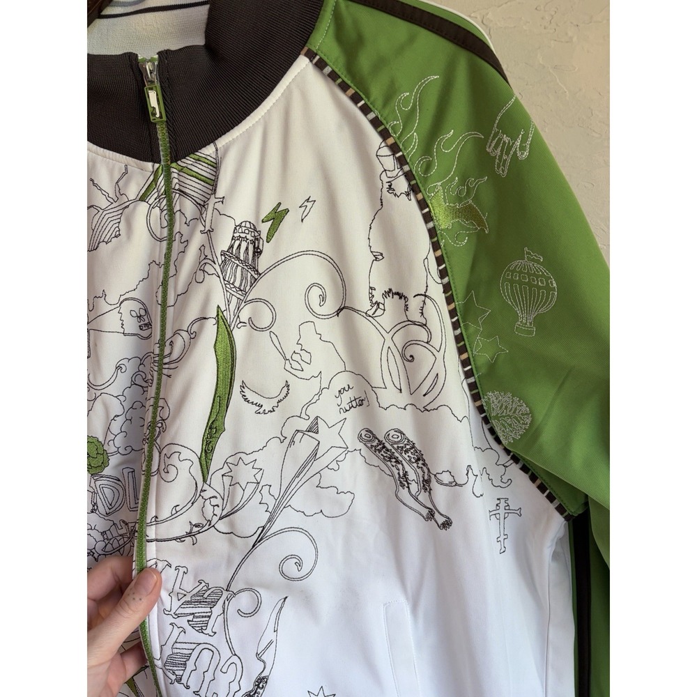 Vintage Y2K Artful Dodger Freak Show Track Jacket 4XL AOP Embroidered Streetwear - Picture 5 of 10